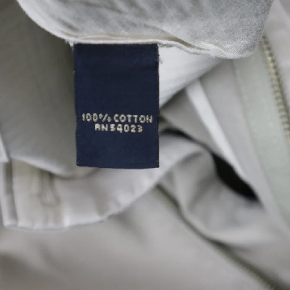 Banana Republic Chino Pants Mens 34 Relaxed Fit Dawson Khaki Tan Cotton Trousers